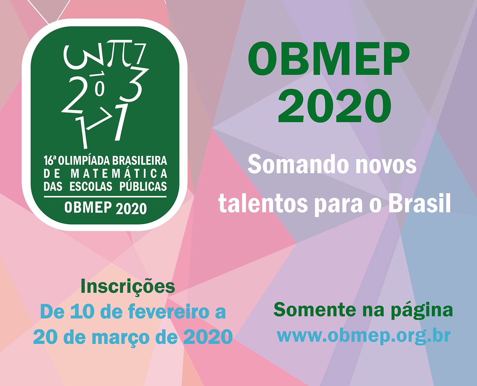 Resultado de imagem para OLIMPÍADA DE MATEMÁTICA 2020