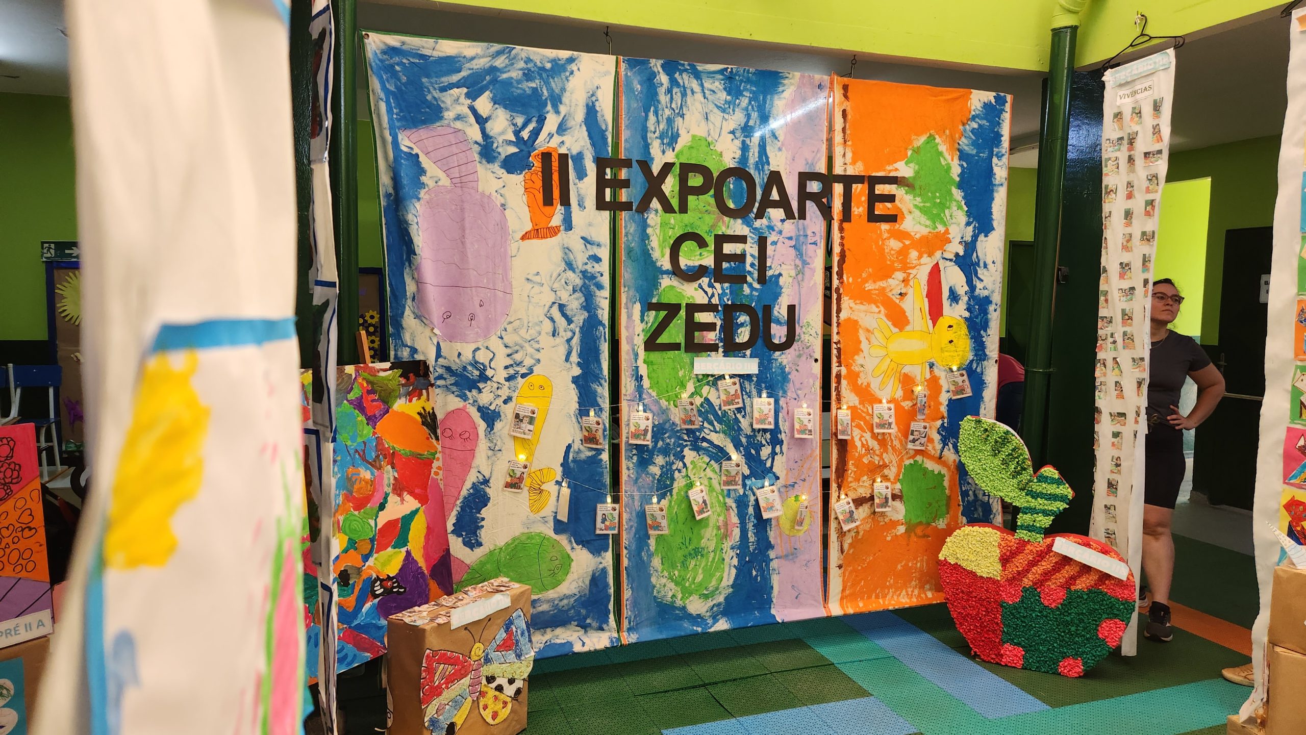 mural escrito II expoarte cei zedu.