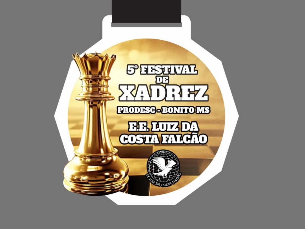 Modelo da medalha entregue