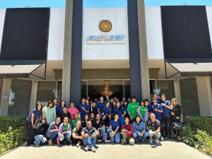 Imagem destacada dos estudantes em participação de vivência gastronômica.