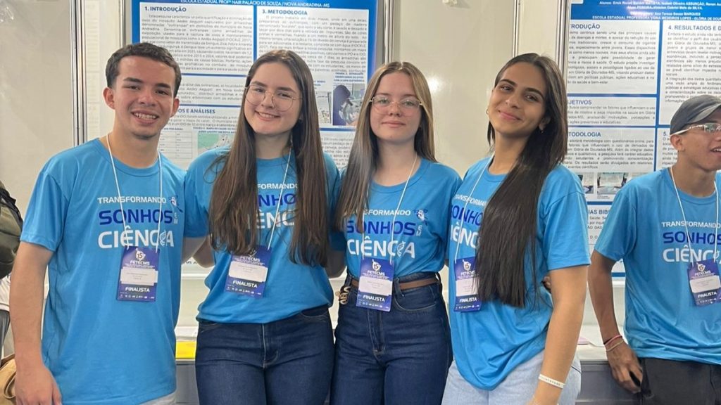 Projeto de monitoramento do Aedes Aegypti rendeu primeiro lugar na Fetec/MS à escola EE Professora Nair Palácio de Souza de Nova Andradina