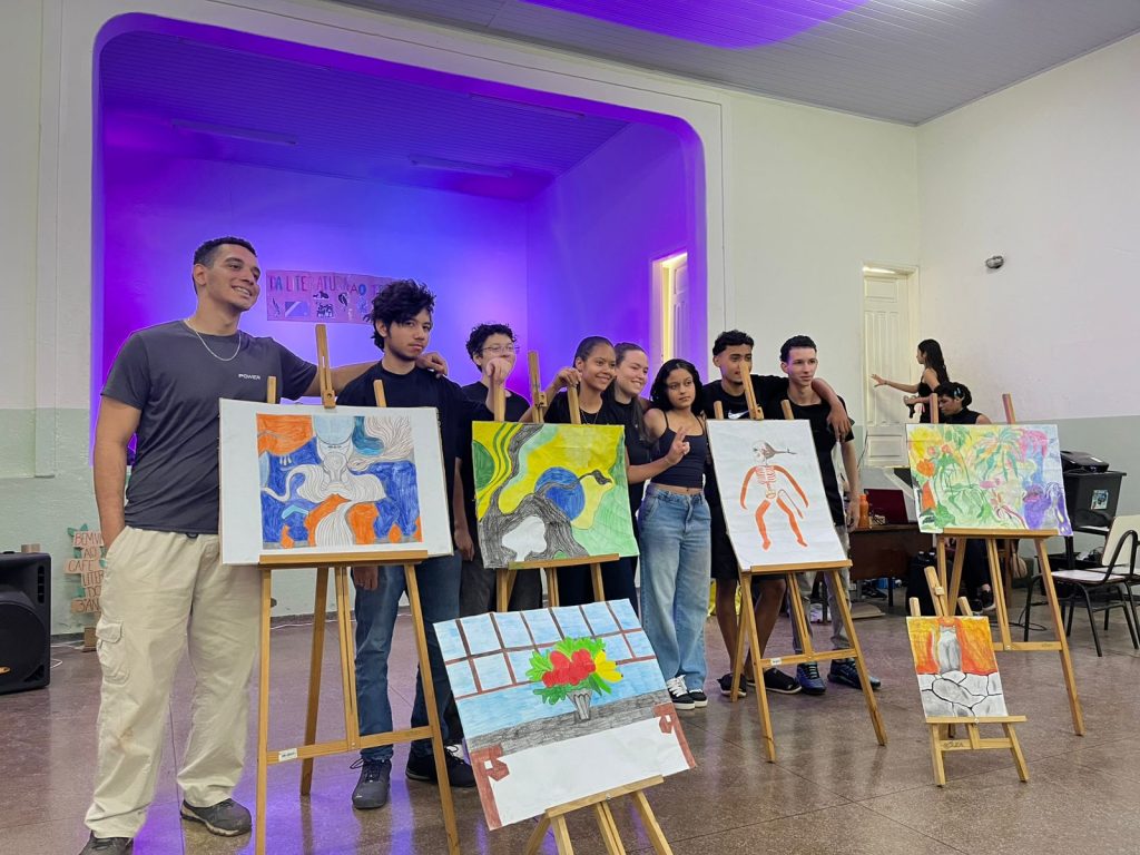 Exposição das artas em pintura