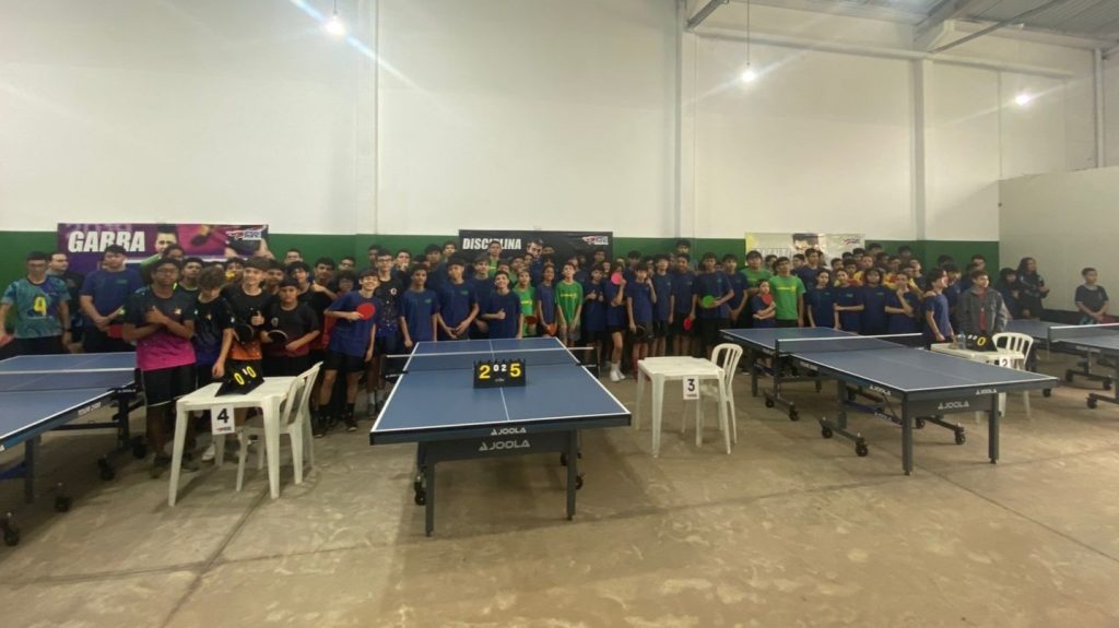 Estudantes que participaram do torneio.