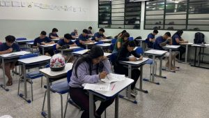 Simulado AJA/MS promove inclusão educacional na EE Vilmar Vieira Matos em Dourados