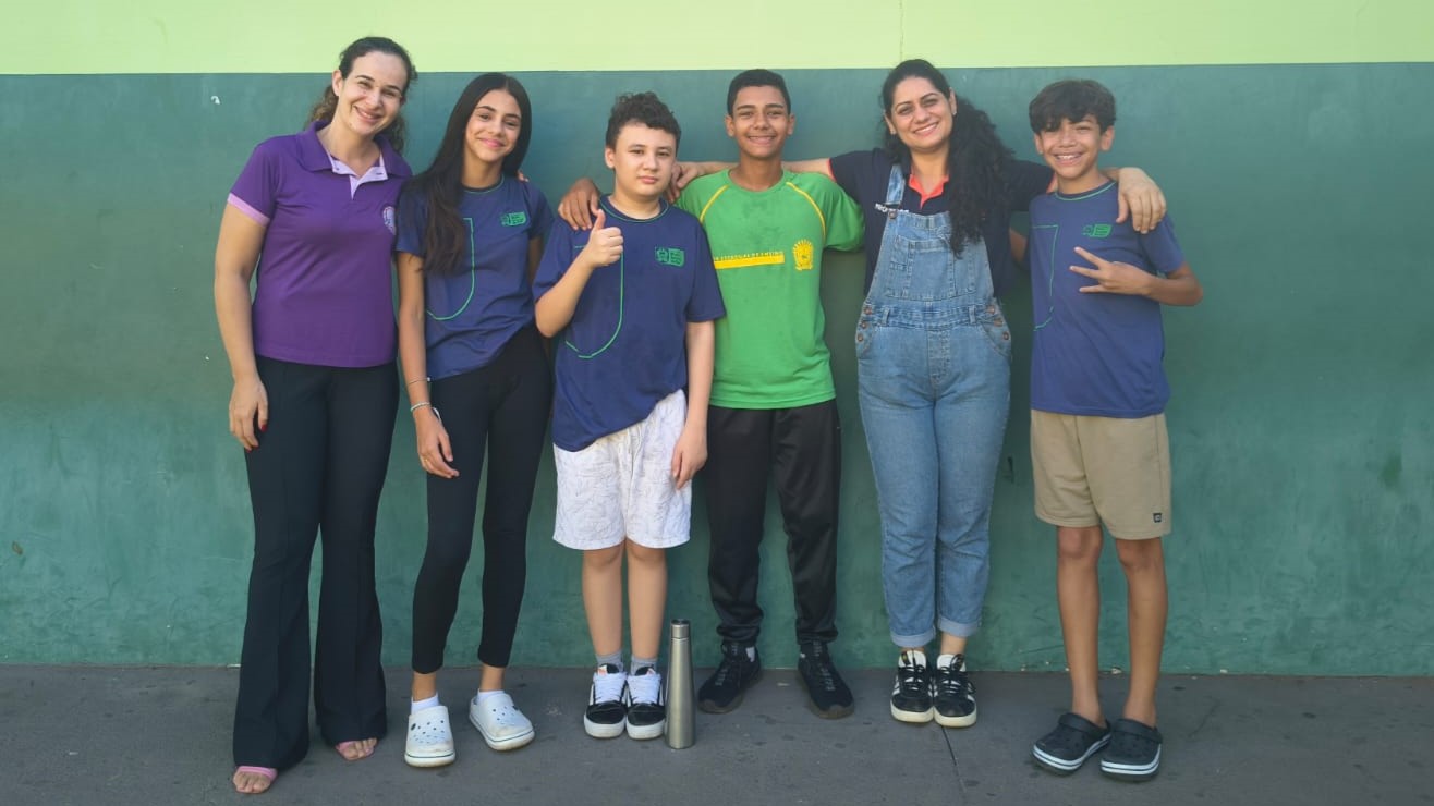 Imagem destacada da Escola Estadual Fernando Corrêa, em Três Lagoas, conquistou o 3º lugar na categoria Ensino Fundamental na feira InovaMente.