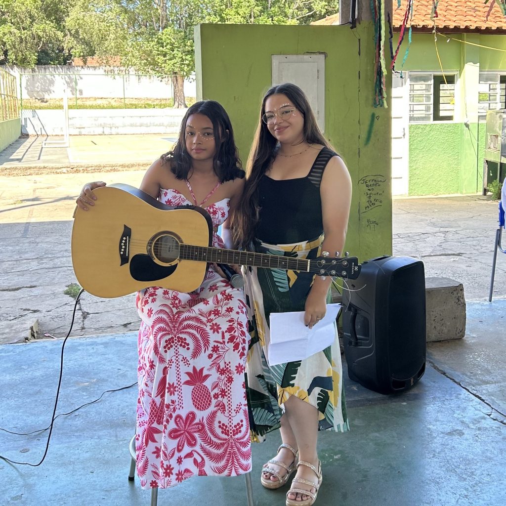 Ação Consciência Negra na Escola Estadual Viriato Bandeira.