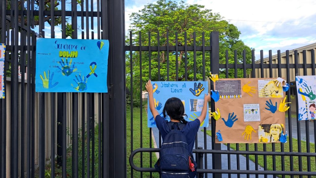 Estudantes promovem ações de inclusão e reflexão no Dia Internacional da Síndrome de Down