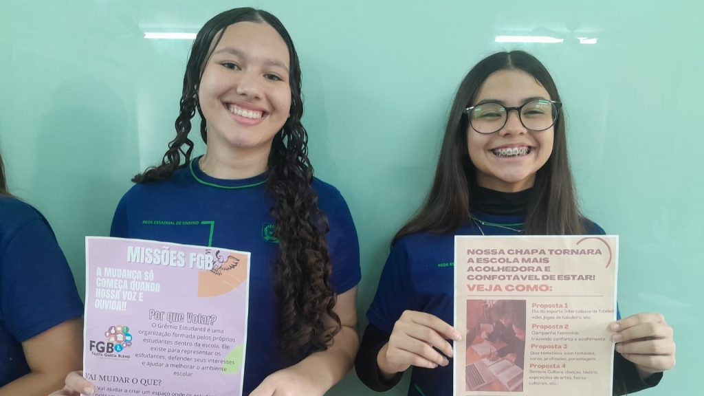 Mais de 600 estudantes foram às urnas em Escola Estadual na eleição de Grêmio Estudantil