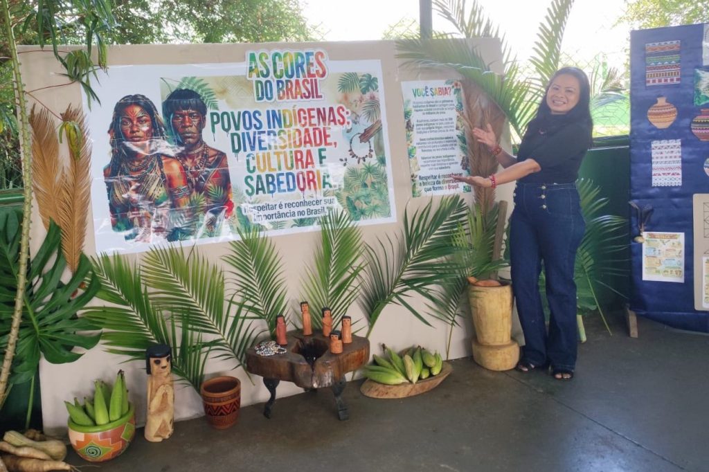 Escola celebra Semana dos Povos Indígenas com palestra de Guarani-Kaiowá 