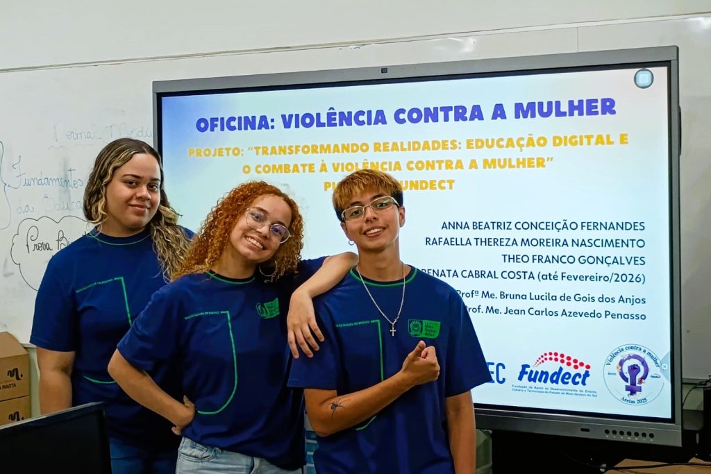 Violência de gênero vira ferramenta de conscientização por estudantes de escola estadual