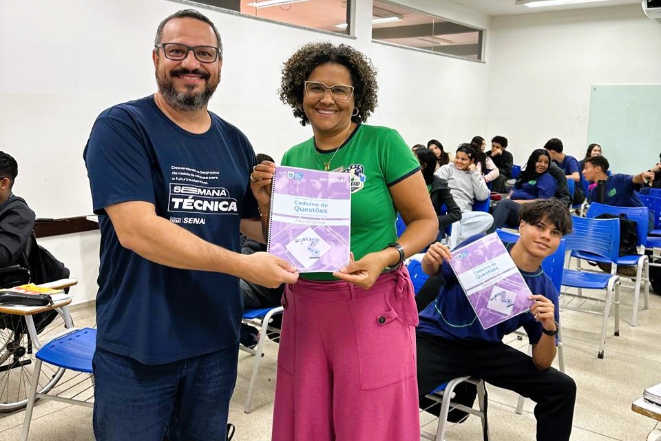 Escola estadual faz parceria com aprendizagem industrial para ensino de mecatrônica