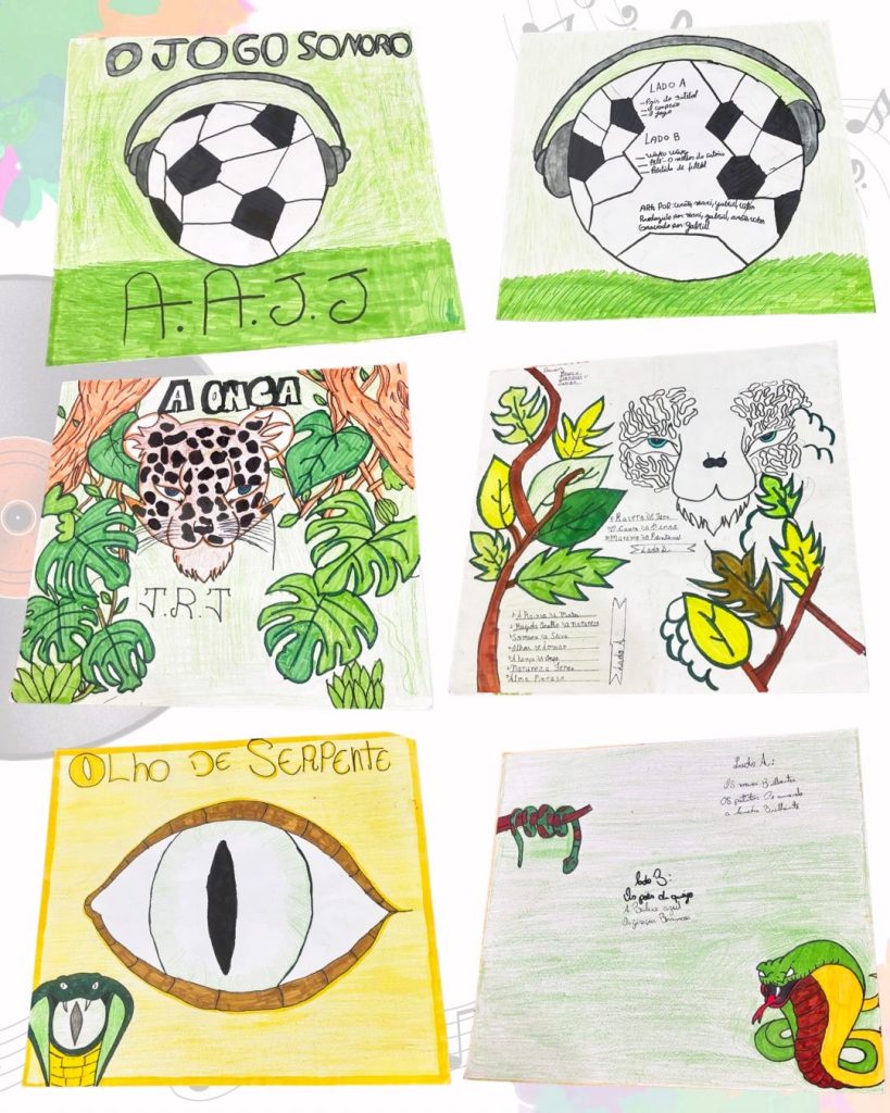 Estudantes de escola pública transformam aula de arte em experiência de criação autoral